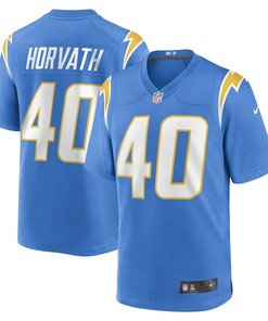 Zander Horvath Los Angeles Chargers Game Player Jersey - Powder Blue