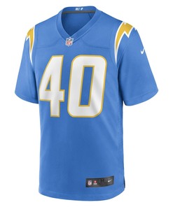 Zander Horvath Los Angeles Chargers Game Player Jersey - Powder Blue