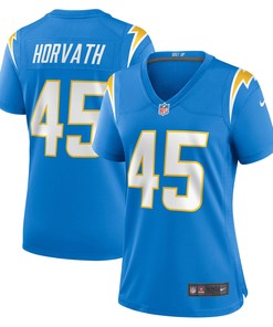 Zander Horvath Los Angeles Chargers Womens Game Jersey - Powder Blue Nfl