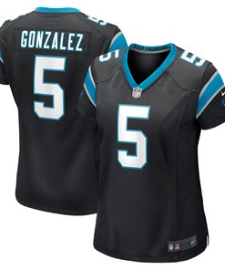 Zane Gonzalez Carolina Panthers Womens Game Jersey - Black Nfl