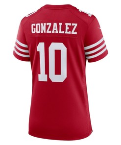 Zane Gonzalez San Francisco 49ers Women's Player Game Jersey - Scarlet