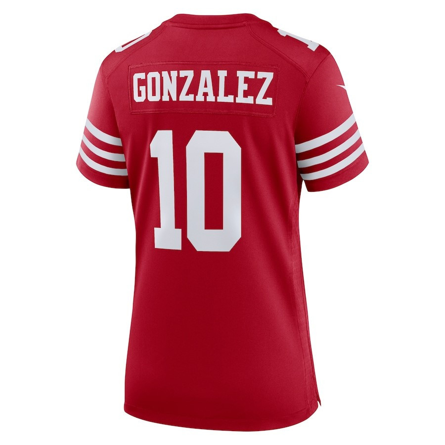 Zane Gonzalez San Francisco 49ers Women's Player Game Jersey - Scarlet