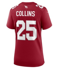 Zaven Collins 25 Arizona Cardinals Women's Home Game Jersey - Cardinal