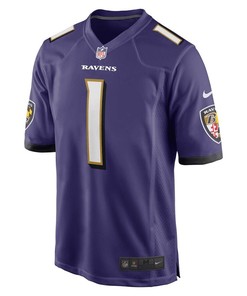 Zay Flowers Baltimore Ravens 2023 NFL Draft First Round Pick Game Jersey