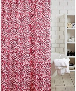 Zebra Print Shower Curtain for Unique Bathroom Decor