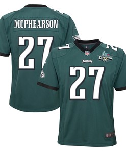Zech McPhearson 27 Philadelphia Eagles Super Bowl LVII Champions 2 Stars 2 Stars Youth Game Jersey - Black