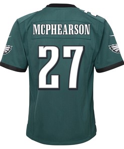 Zech McPhearson 27 Philadelphia Eagles Super Bowl LVII Champions 2 Stars 2 Stars Youth Game Jersey - Black