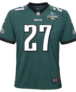 Zech McPhearson 27 Philadelphia Eagles Super Bowl LVII Champions 2 Stars 2 Stars Youth Game Jersey - Black