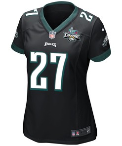 Zech McPhearson 27 Philadelphia Eagles Super Bowl LVII Champions 2 Stars Women Game Jersey - Black