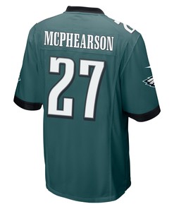 Zech McPhearson 27 Philadelphia Eagles Super Bowl LVII Champions Men Game Jersey - Midnight Green