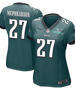 Zech McPhearson 27 Philadelphia Eagles Super Bowl LVII Champions Women Game Jersey - Midnight Green