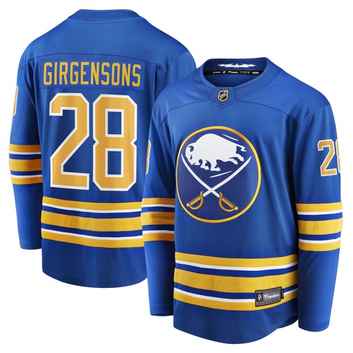 Zemgus Girgensons Buffalo Sabres Fanatics Branded Home Breakaway Player Jersey - Royal Nhl