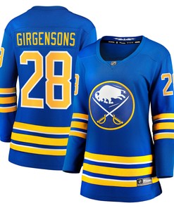 Zemgus Girgensons Buffalo Sabres Fanatics Branded Womens Home Breakaway Player Jersey - Royal Nhl