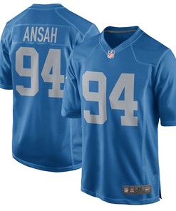 Ziggy Ansah Detroit Lions Nike Throwback Game Jersey - Blue