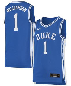 Zion Williamson 1 Duke Blue Devils Basketball Youth Jersey - Royal