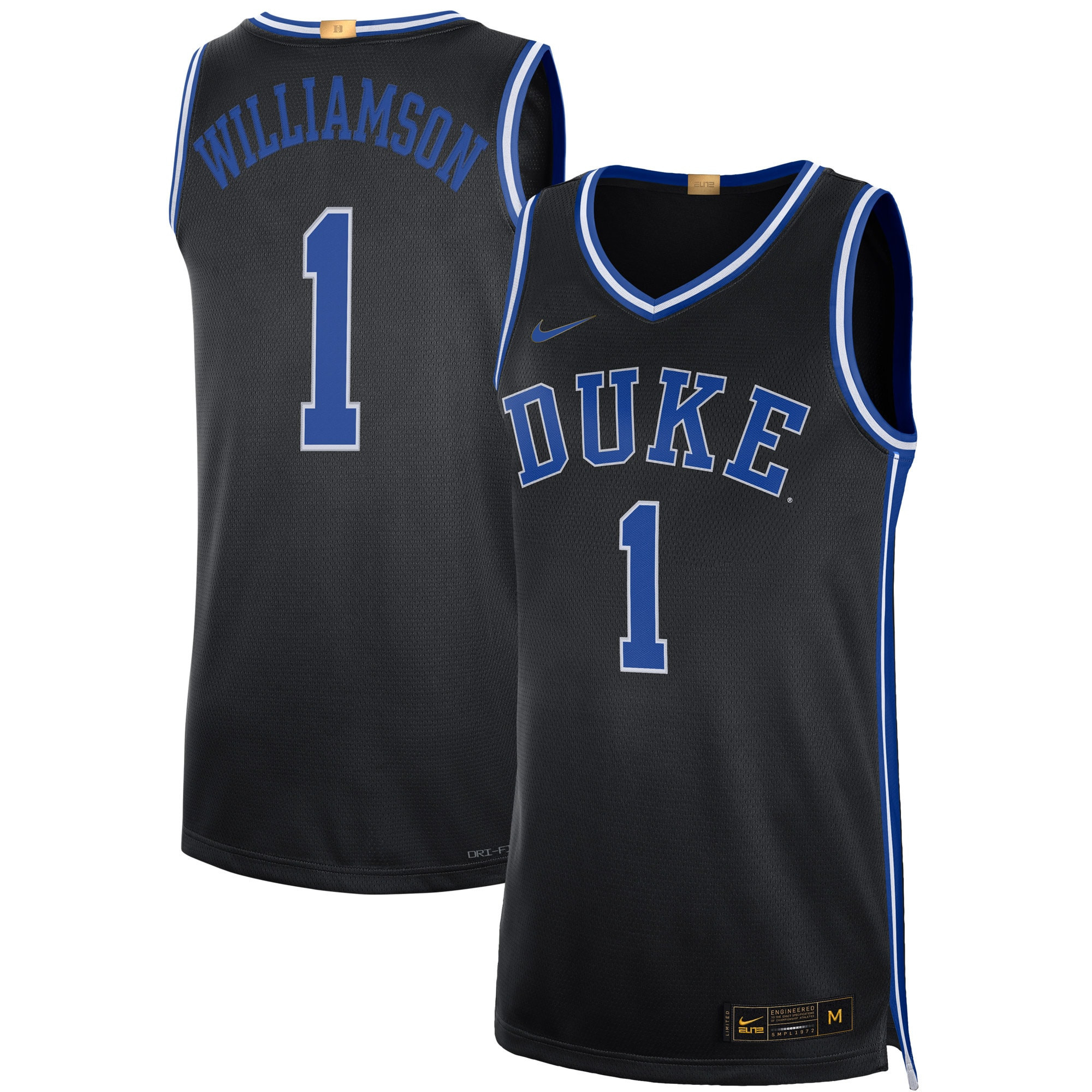 Zion Williamson Duke Blue Devils Alumni Player Limited Basketball Jersey - Black Ncaa