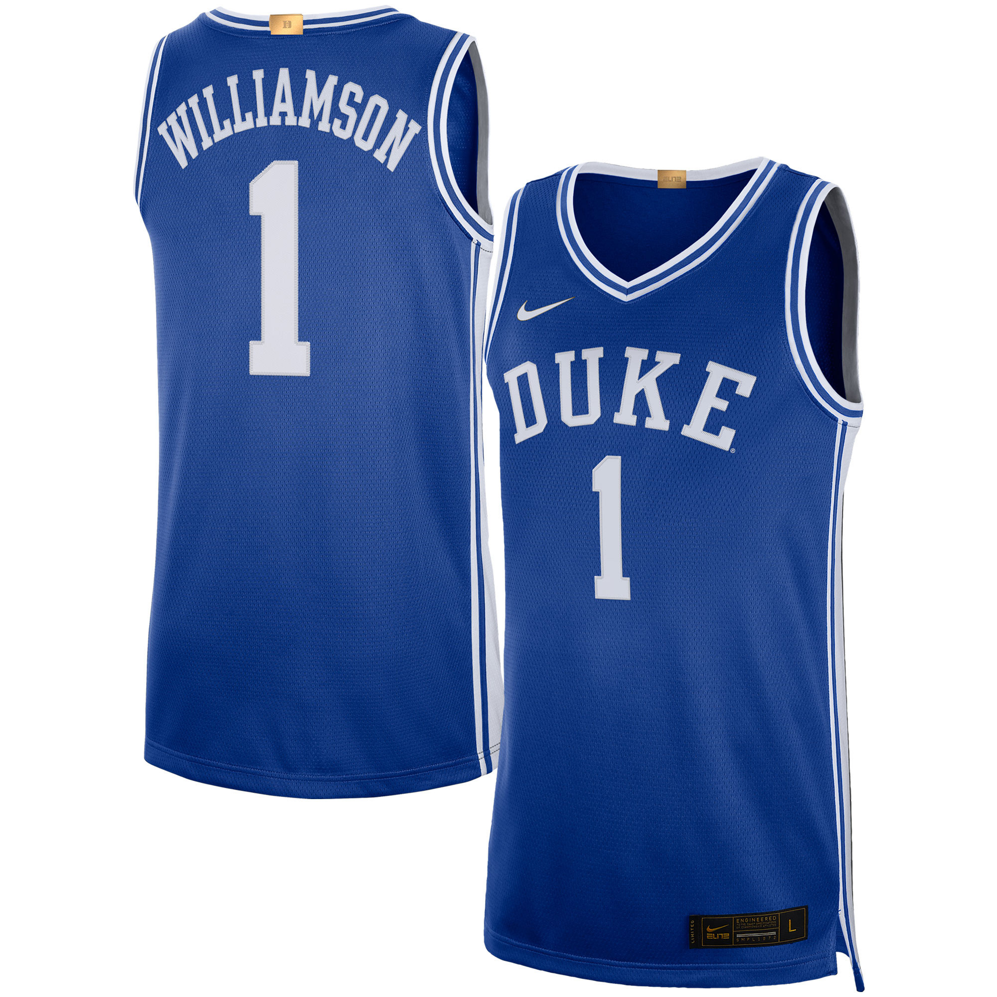 Zion Williamson Duke Blue Devils Alumni Player Limited Basketball Jersey - Royal Ncaa