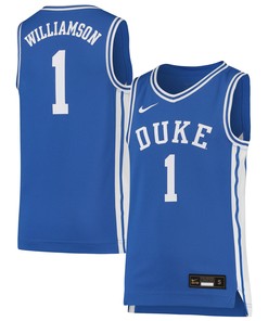 Zion Williamson Duke Blue Devils Replica Basketball Jersey - Royal Ncaa