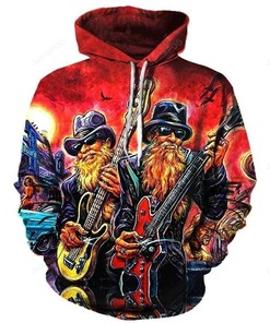 Zz Top Style 1 3D Hoodie Zip Hoodie