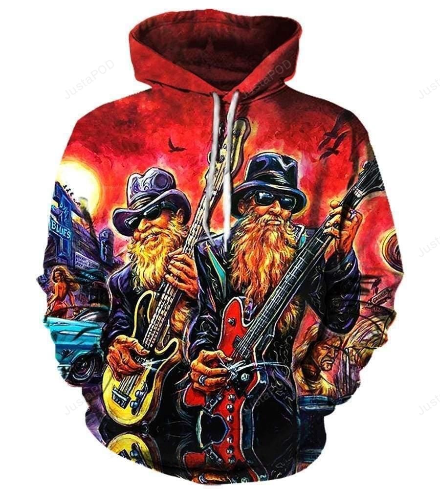 Zz Top Style 1 3D Hoodie Zip Hoodie