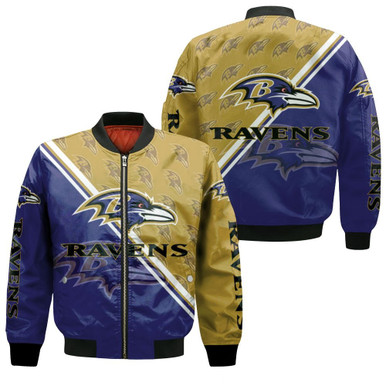 baltimore ravens 3d t shirt hoodie sweater Bomber Jacket
