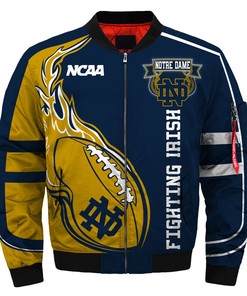 2019 Newest NCAA Jacket Custom Notre Dame Fighting Irish Jacket Cheap