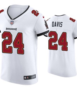 2020 Mens Tampa Bay Buccaneers Carlton Davis Vapor Elite Jersey White