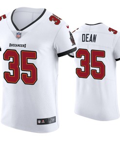 2020 Mens Tampa Bay Buccaneers Jamel Dean Vapor Elite Jersey White