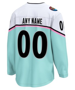 2023 NHL All-Star Game Logo - Western Conference Custom Jersey - White