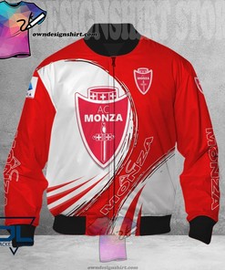 AC Monza Red White Bomber Jacket