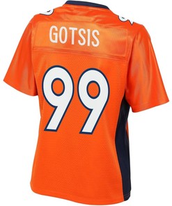 Adam Gotsis Denver Broncos Nfl Pro Line Womens Player Jersey - Orange