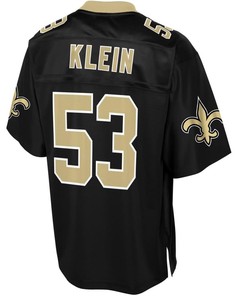 A.j. Klein New Orleans Saints Nfl Pro Line Team Color Player Jersey - Black