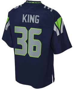 Akeem King Seattle Seahawks Nfl Pro Line Team Color Player Jersey - College Navy