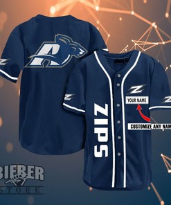 Akron Zips Personalized Name Ncaa Fans Team 3d Customization Gifts Baseball Jersey