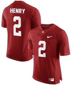 Alabama Crimson Tide #2 Derrick Henry Red Football Jersey