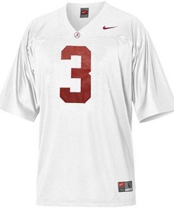 Alabama Crimson Tide #3 Trent Richardson White Football Jersey