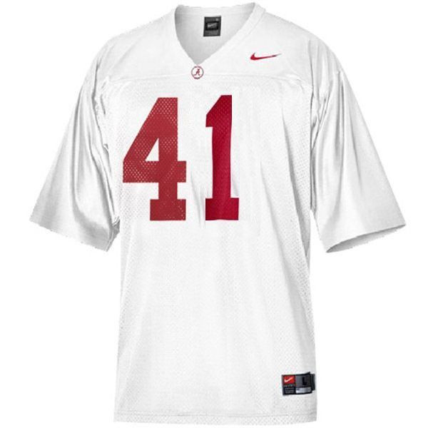 Alabama Crimson Tide #41 Courtney Upshaw White Football Jersey