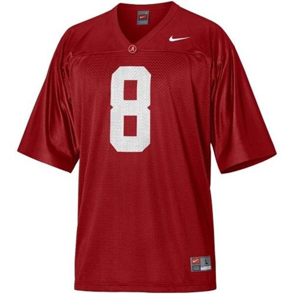 Alabama Crimson Tide #8 Julio Jones Red Football Jersey