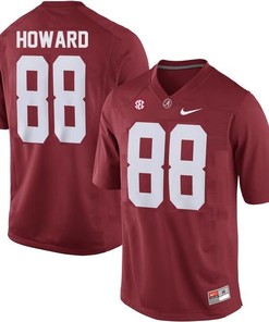 Alabama Crimson Tide #88 O.J. Howard Red Football Jersey