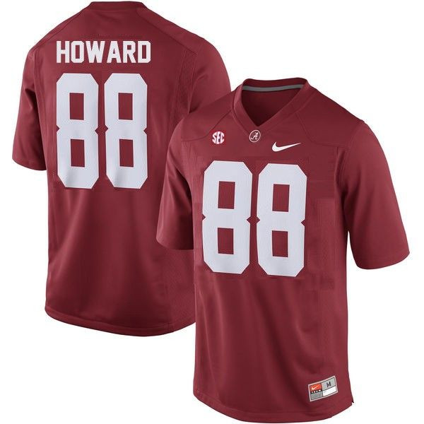 Alabama Crimson Tide #88 O.J. Howard Red Football Jersey