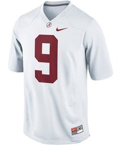 Alabama Crimson Tide #9 Amari Cooper White Football Jersey