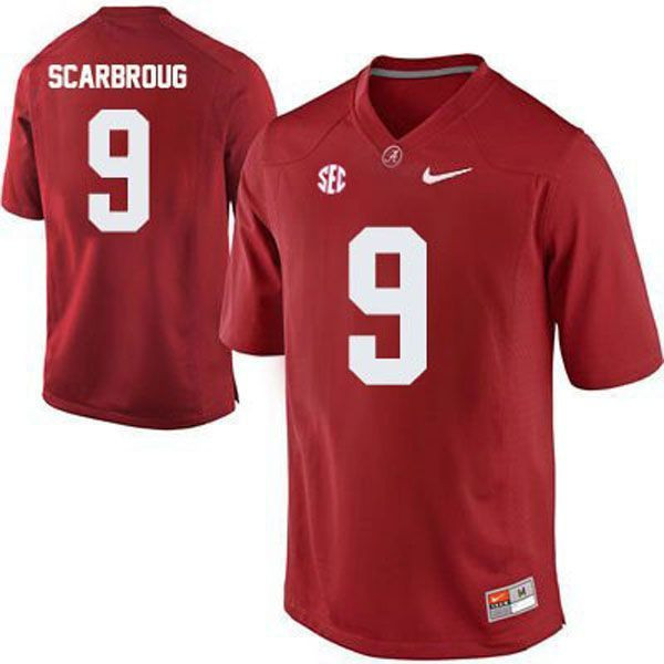 Alabama Crimson Tide #9 Bo Scarbrough Crimson Football Jersey