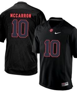 Alabama Crimson Tide Black AJ McCarron College Football Jersey