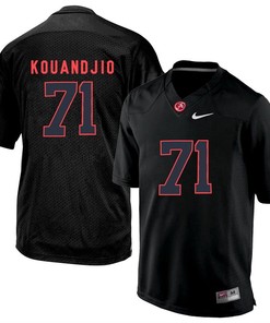 Alabama Crimson Tide Black Arie Kouandjio College Football Jersey