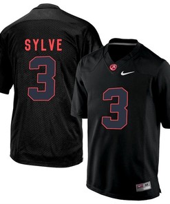 Alabama Crimson Tide Black Bradley Sylve College Football Jersey