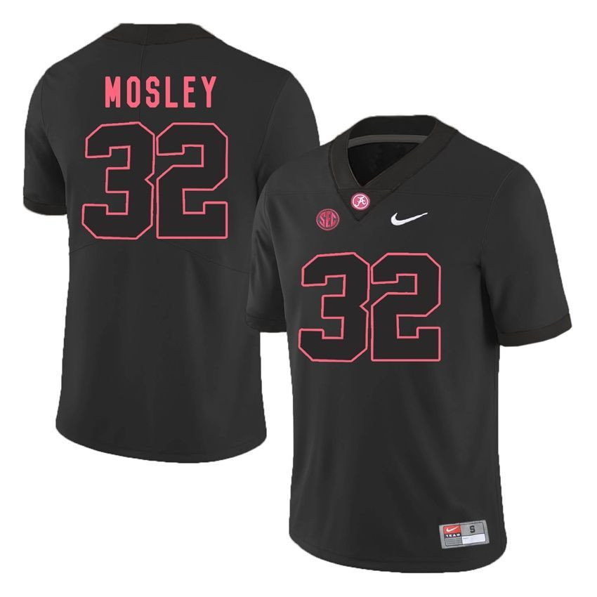 Alabama Crimson Tide Black C.J. Mosley College Football Jersey