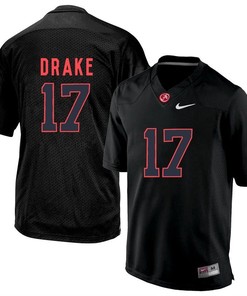 Alabama Crimson Tide Black Kenyan Drake College Football Jersey