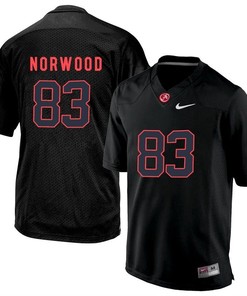 Alabama Crimson Tide Black Kevin Norwood College Football Jersey
