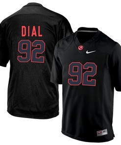 Alabama Crimson Tide Black Quinton Dial College Football Jersey