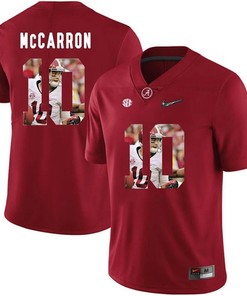 Alabama Crimson Tide Red AJ McCarron College Football Portrait Jersey